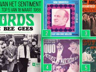 De Top 5 van 18 maart 1968