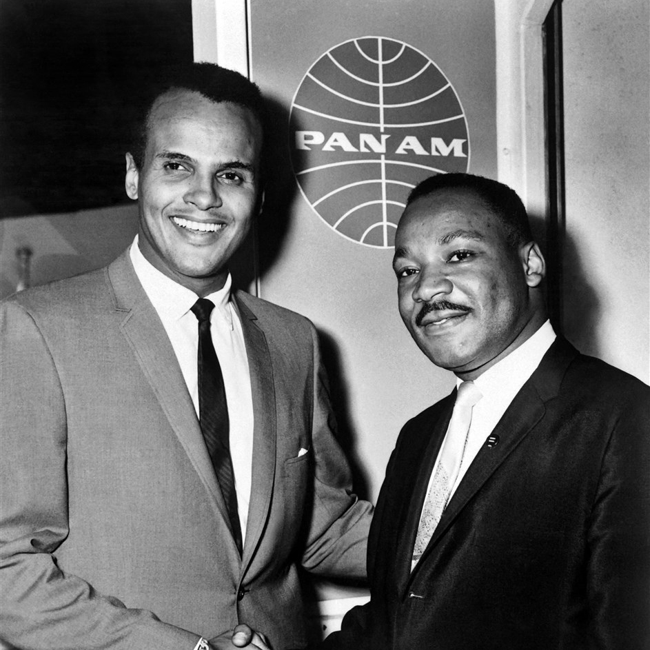 Harry Belafonte met Martin Luther King Jr.