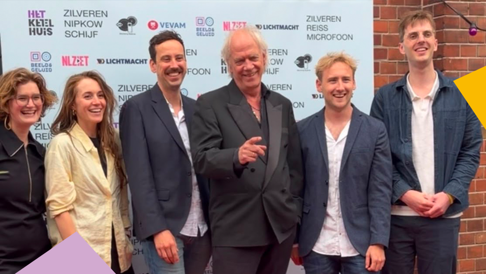 Team Stefan Stasse bij Reissmicrofoon