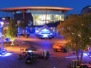 In beeld: de opbouw van het Muziekfeest in sneltreinvaart