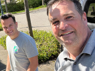 Edwin wint een DAB+ radio met zijn bouwfoto