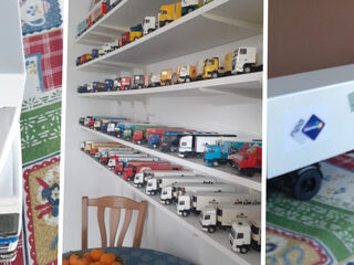 Fan Dick maakt miniatuur vrachtwagen van Sterren NL