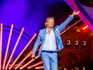 Thomas Berge verwacht een dochtertje