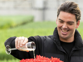 Yves Berendse doopt eigen tulp