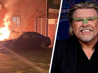 Auto René Karst volledig verwoest door brand