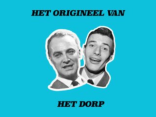 Het origineel van 'Het Dorp' van Wim Sonneveld