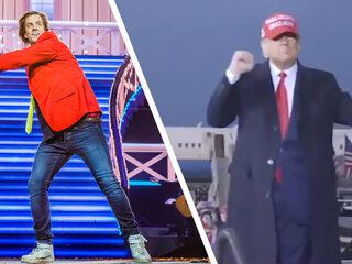 Trump gaat los op Snollebollekes