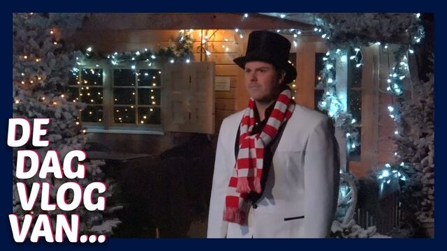 Quido van de Graaf verandert in sneeuwpop // Sterren NL VLOG