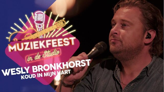 Wesly Bronkhorst - Koud in mijn hart | Muziekfeest in de Studio