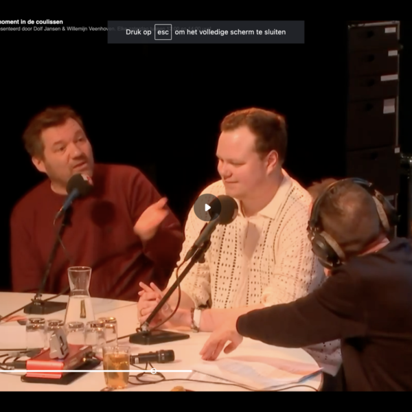 De magie van na het applaus